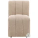 Marvi Charlotte Camel Dining Chair