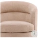 Laurett Grenoble Beige Swivel Chair