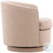 Laurett Grenoble Beige Swivel Chair