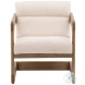 Bridge Everest Cream And Natural Occasional Chair