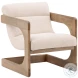 Bridge Everest Cream And Natural Occasional Chair