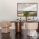 Joni Camel Swivel Chair