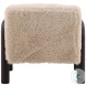 Johnso Sand And Dark Brown Occasional Chair