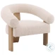 Franki Cream And Natural Occasional Chair
