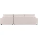 Bryc Ellery Cream Sectional with RAF Chaise
