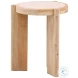 Tori Beige And Natural Side Table