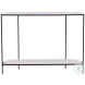 Bria White And Black Console Table