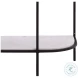 Bria White And Black Console Table