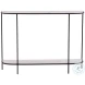 Bria White And Black Console Table