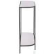 Bria White And Black Console Table