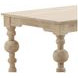 Annette Whitewash 87" Rectangular Dining Table