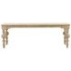 Annette Whitewash 87" Rectangular Dining Table