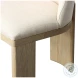 Alistai Beige And Light Warm Wash Dining Chair