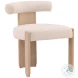 Gwynet Cream And Natural Dining Chair