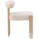 Gwynet Cream And Natural Dining Chair