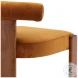 Gwynet Hudson Ginger And Brown Dining Chair