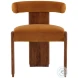 Gwynet Hudson Ginger And Brown Dining Chair