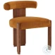 Gwynet Hudson Ginger And Brown Dining Chair