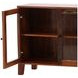Persea Brown 4 Glass Door Sideboard