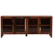 Persea Brown 4 Glass Door Sideboard