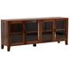 Persea Brown 4 Glass Door Sideboard