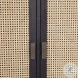 Royett Antique Black And Natural Rattan Door Panels Cabinet