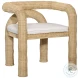 Ernestin Natural And Off White Occasional Chair