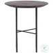 Leig Black End Table