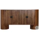 Stephenso Medium Brown And Black Handles Sideboard