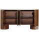 Stephenso Medium Brown And Black Handles Sideboard