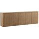 Leandra Weathered Natural 5 Door Sideboard