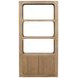 Leandra Weathered Natural 2 Door Bookcase