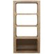 Leandra Weathered Natural 2 Door Bookcase