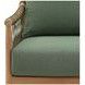 Tahoe Green Performance Fabric 32" Outdoor Sofa Chair