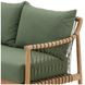 Tahoe Green Performance Fabric 79" Outdoor Sofa