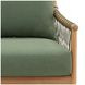 Tahoe Green Performance Fabric 79" Outdoor Sofa