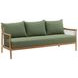 Tahoe Green Performance Fabric 79" Outdoor Sofa