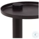 Yar Black And Bronze End Table