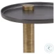 Yar Black And Gold End Table