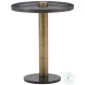 Yar Black And Gold End Table