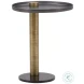 Yar Black And Gold End Table