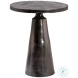 Strum Black Nickel Side Table