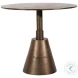 Sunbur Oil Brass Bistro Table