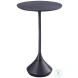 Melanctho Antique Black 22" Side Table