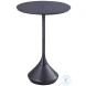 Melanctho Antique Black 19" Side Table