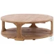 Emi Natural Wood Sealed 48" Coffee Table