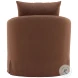 Laur Siena Coffee Swivel Chair