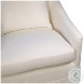 Laur Natural White Swivel Chair
