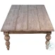 Mera Antique Natural And Water Sealed 54" Coffee Table