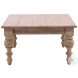Mera Antique Natural And Water Sealed 54" Coffee Table